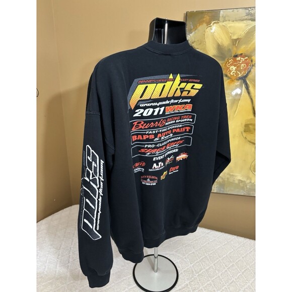 Gildan 2011 Pennsylvania Dirt Kart Series 2 Sided Sweatshirt Men’s Size XL - Picture 12 of 15